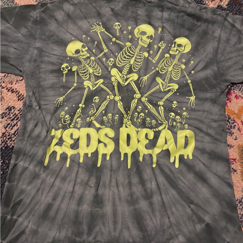 Official Zeds Dead Skeleton Graphic Tee/Large/